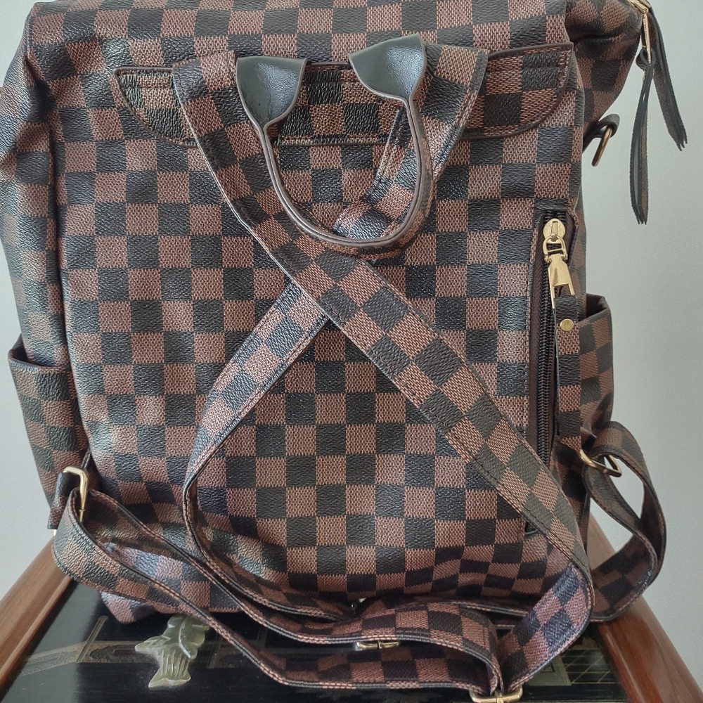 Checkered Backpack - image 6
